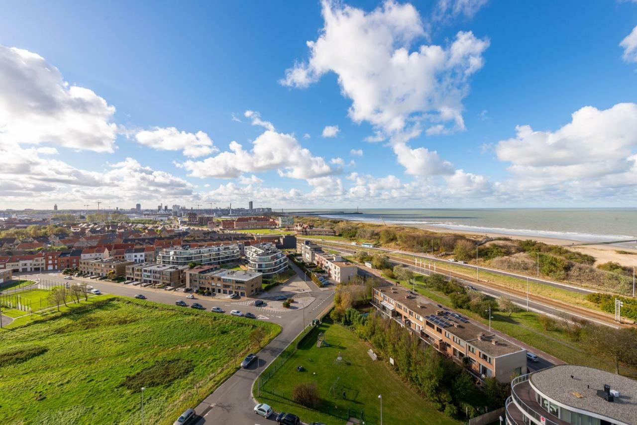 Panoramic & Modern Apartment With Sea View Bredene Esterno foto